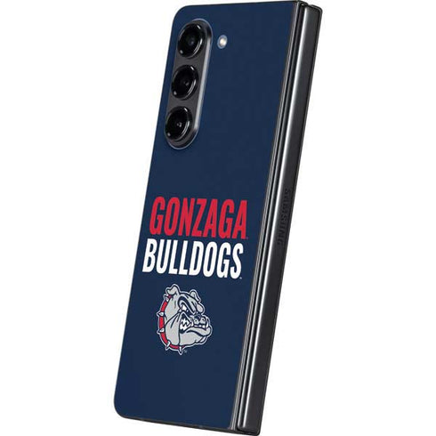 Gonzaga University Bulldogs Bold Galaxy Z Fold5 5G Skin